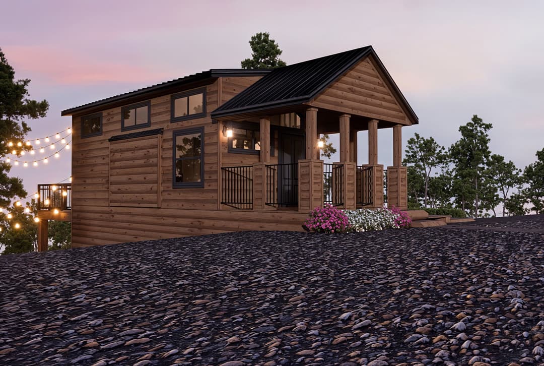 Finch exterior home features
