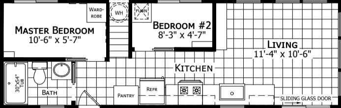 Park model a903le floor plan home features