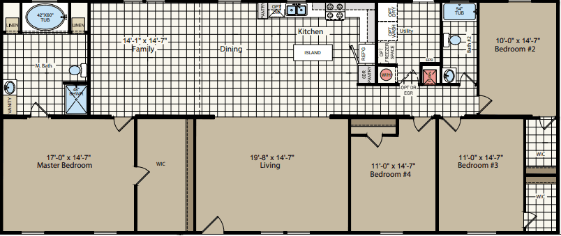 Champion burleson sheridan series  floor plan home features