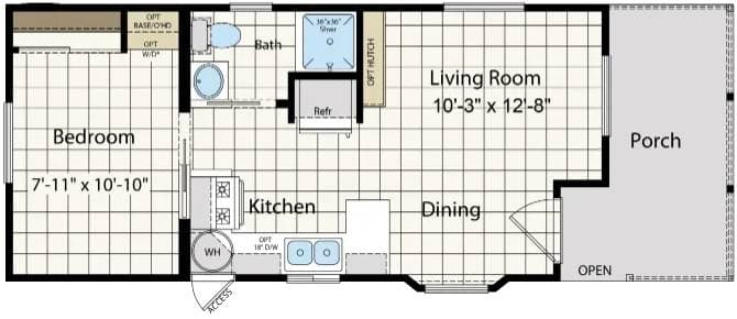 Bartlett floor plan home features