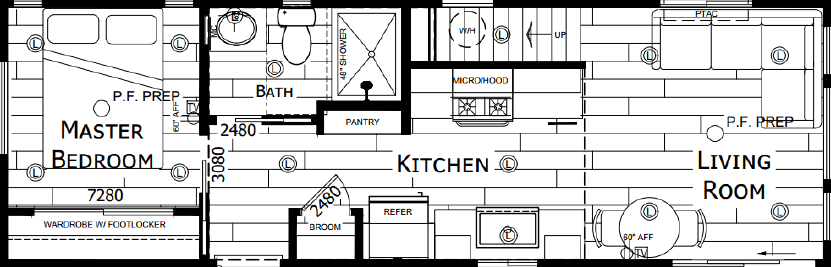 Ath-12l floor plan home features