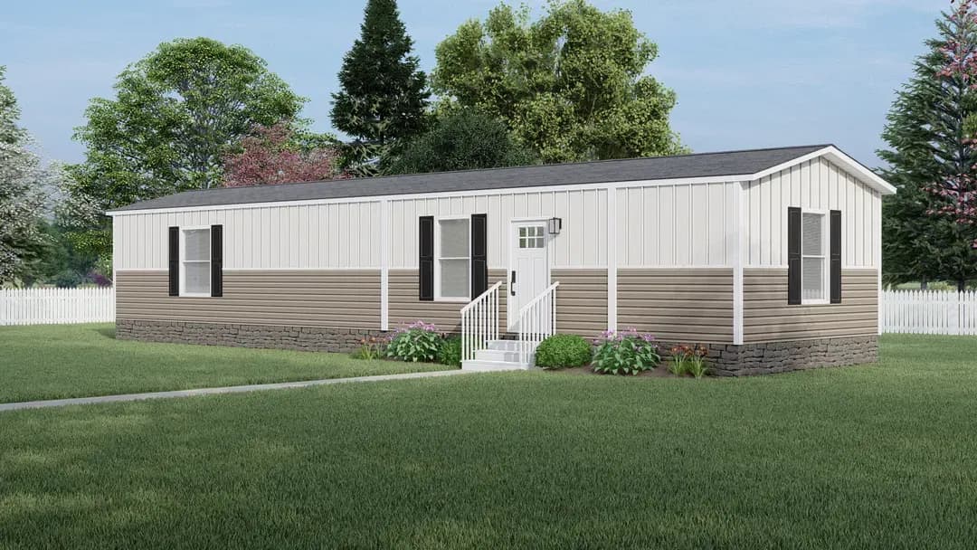 Lewis elevation and exterior home features