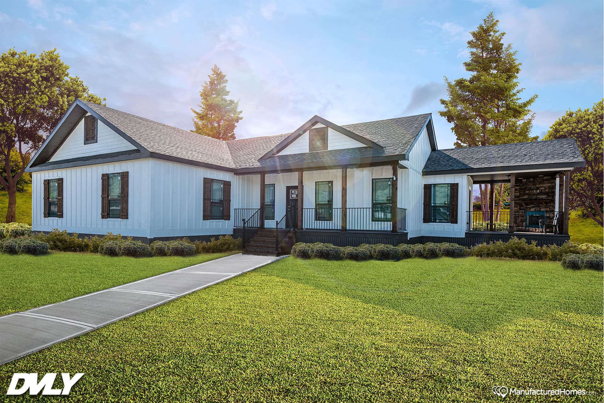 Briarritz elevation and exterior home features