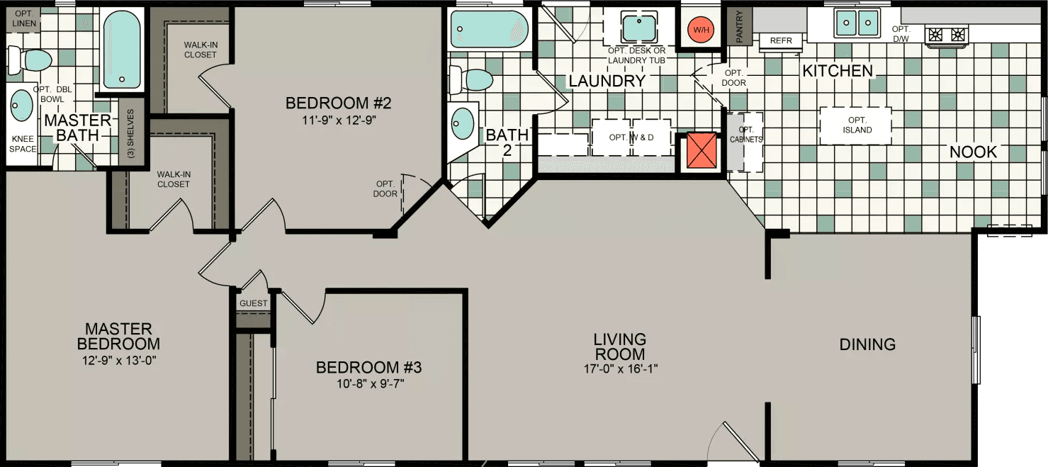 Bd 60 floor plan home features