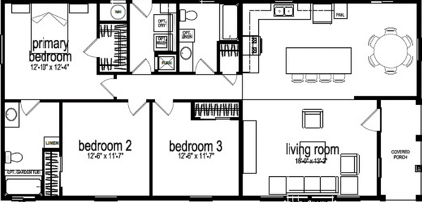 Community benecia 6230 floor plan home features