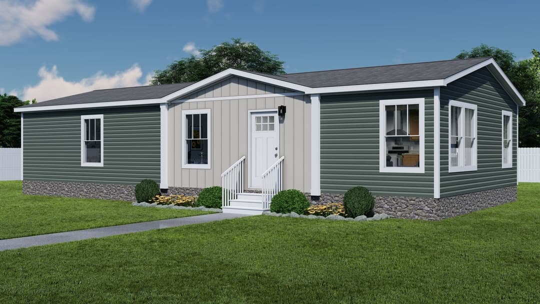 Three little birds elevation and exterior home features