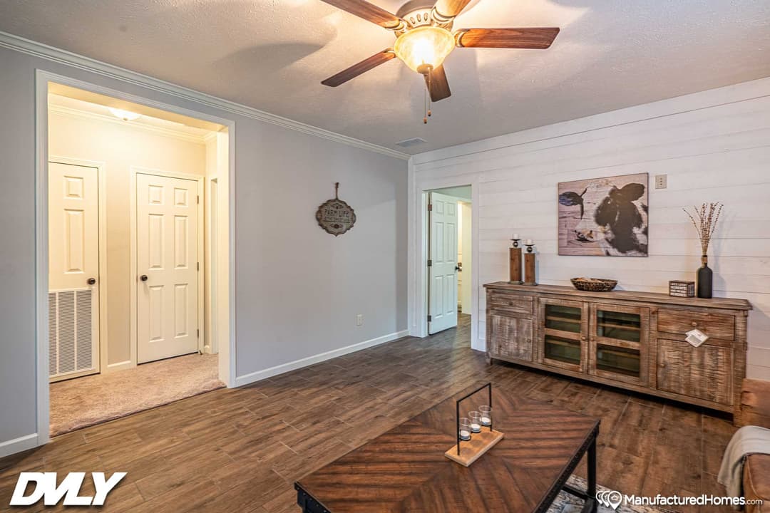 Orchard house interior home features