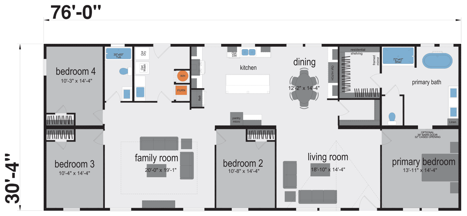 Sydney floor plan home features