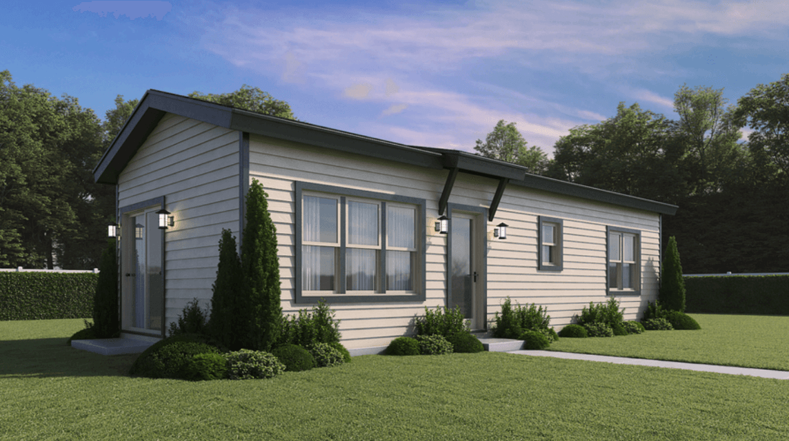 The benicia hero, elevation, and exterior home features