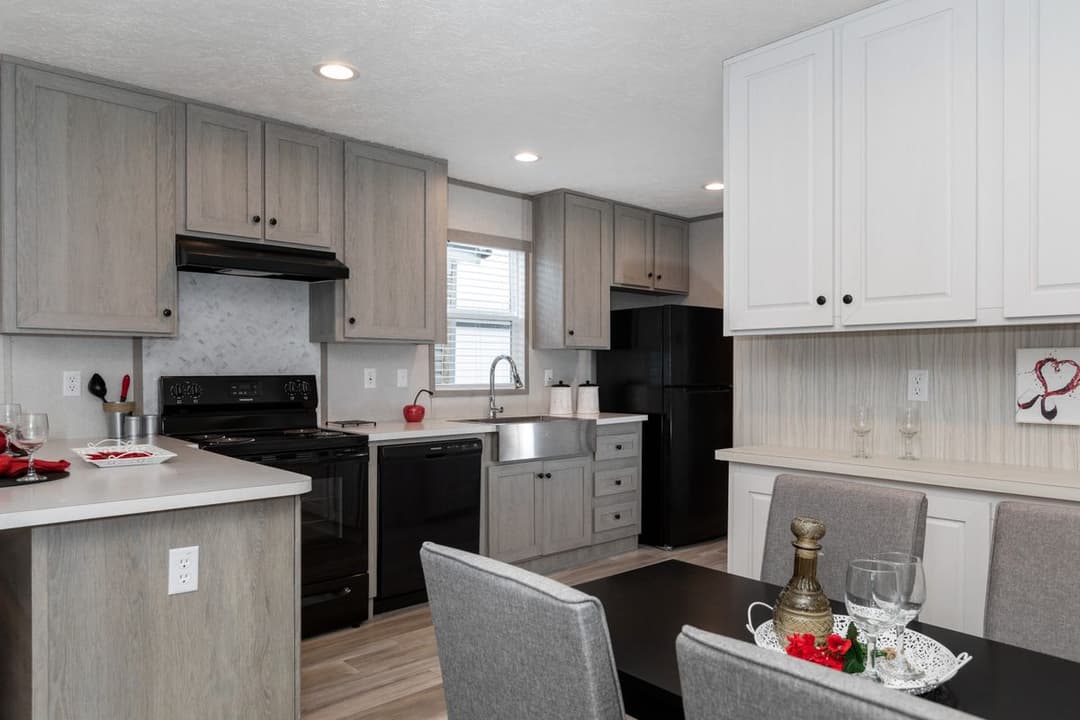 The anniversary 76 kitchen home features