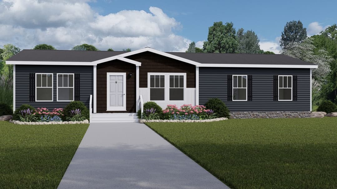 Boujee 56 elevation, exterior, and hero home features