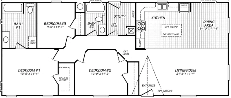 Canyon lake 24563l floor plan home features