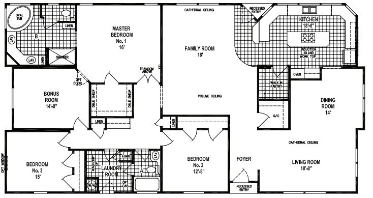 Custom villa-3830ctb hero and floor plan home features