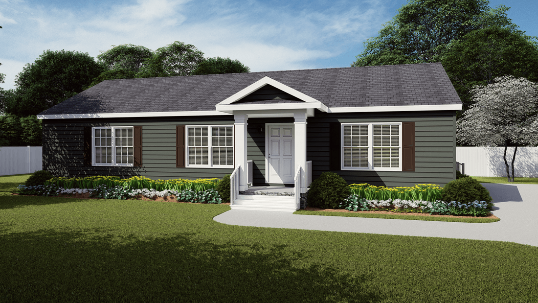 2089 52x28 3+2 heritage hero, elevation, and exterior home features