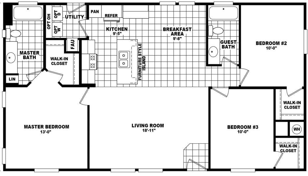 Mountain ridge 28483a floor plan home features