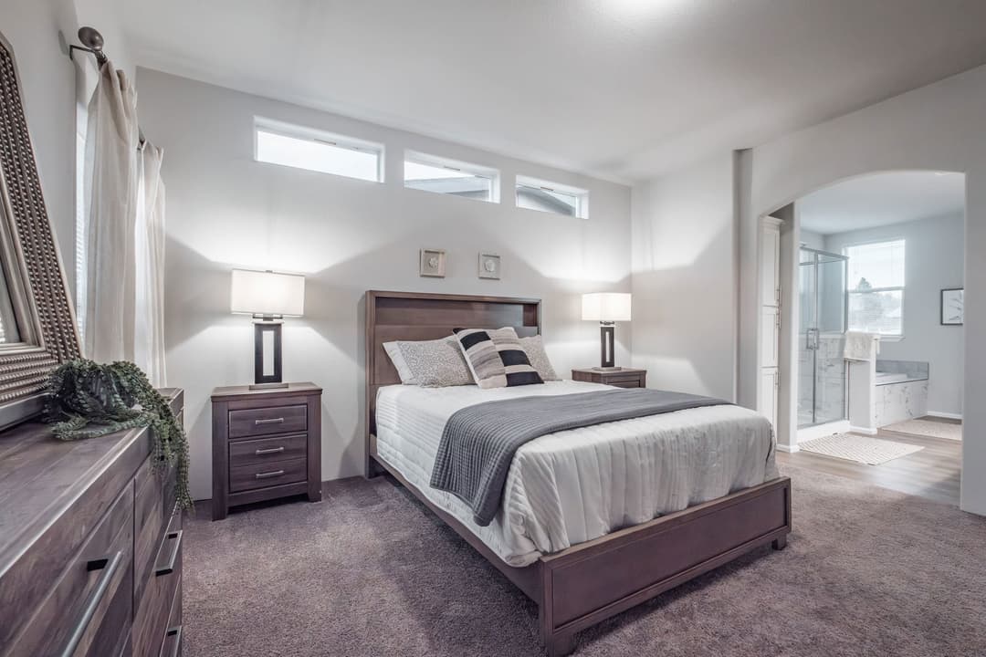 Diamond peak bedroom home features