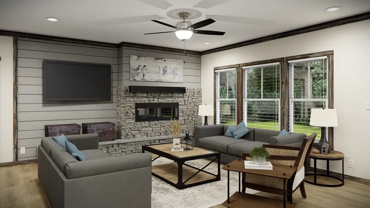 The anderson ii interior home features