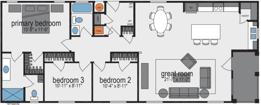 Skyliner-h102c floor plan and hero home features