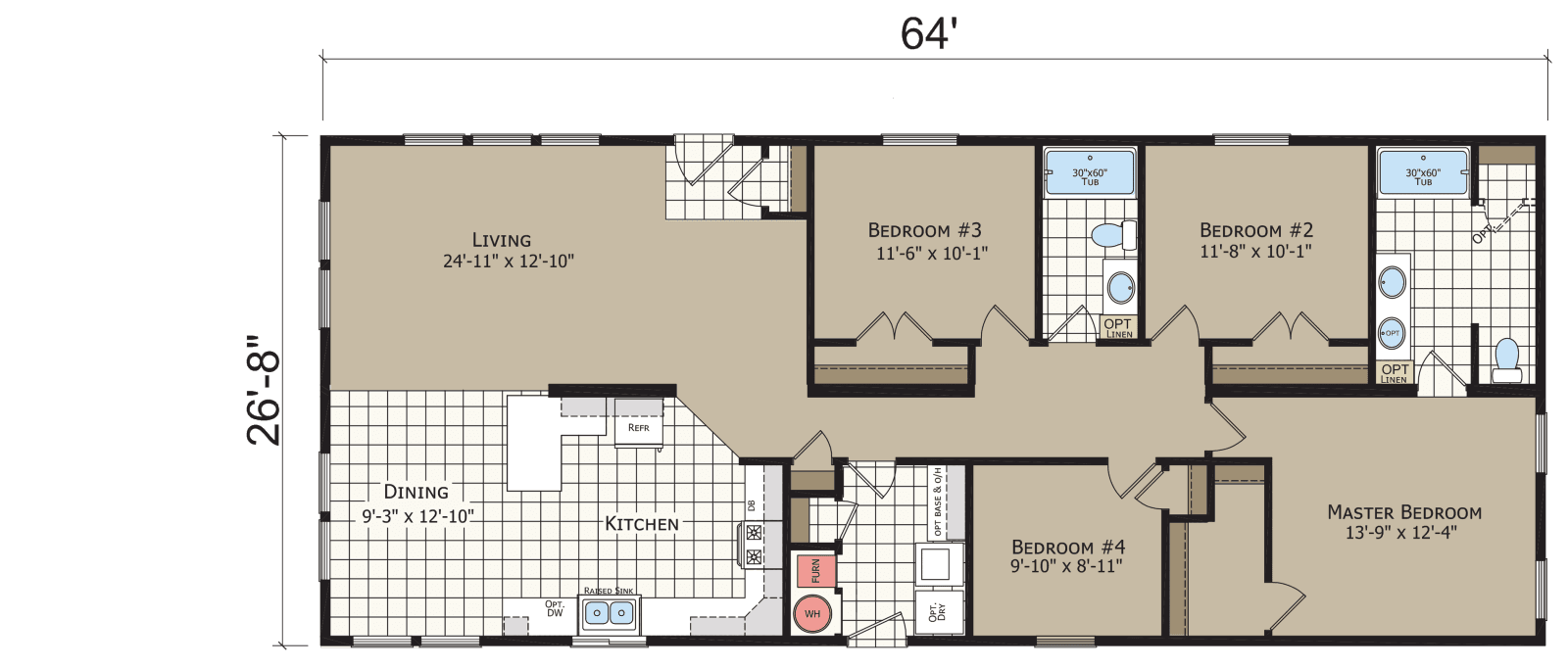 Crystal bay estates cb4644c floor plan home features