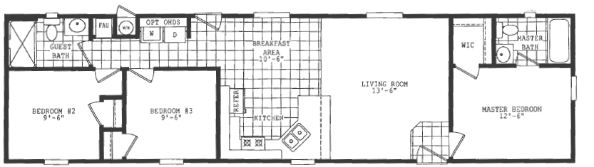 Liberty 16603a floor plan home features