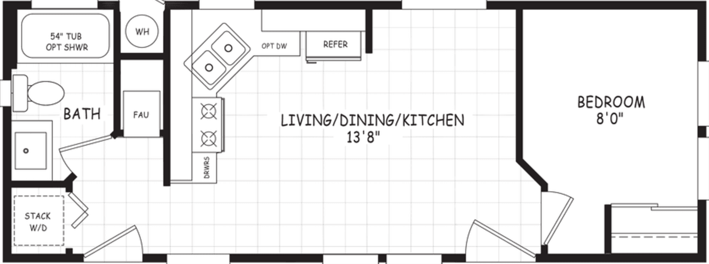 Encore 12321a floor plan home features