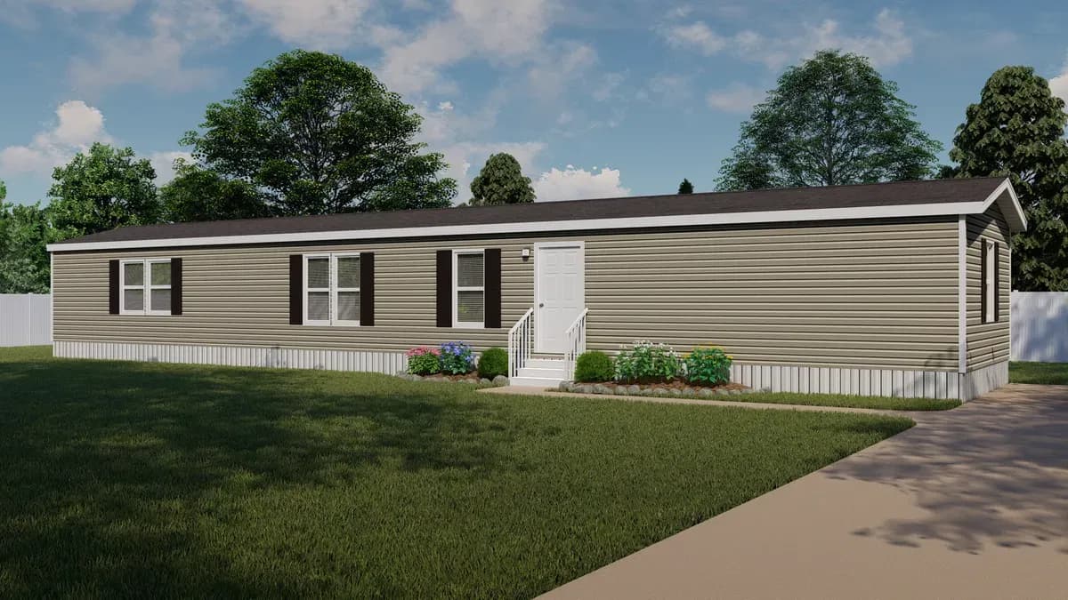 Blazer 76 c elevation and exterior home features