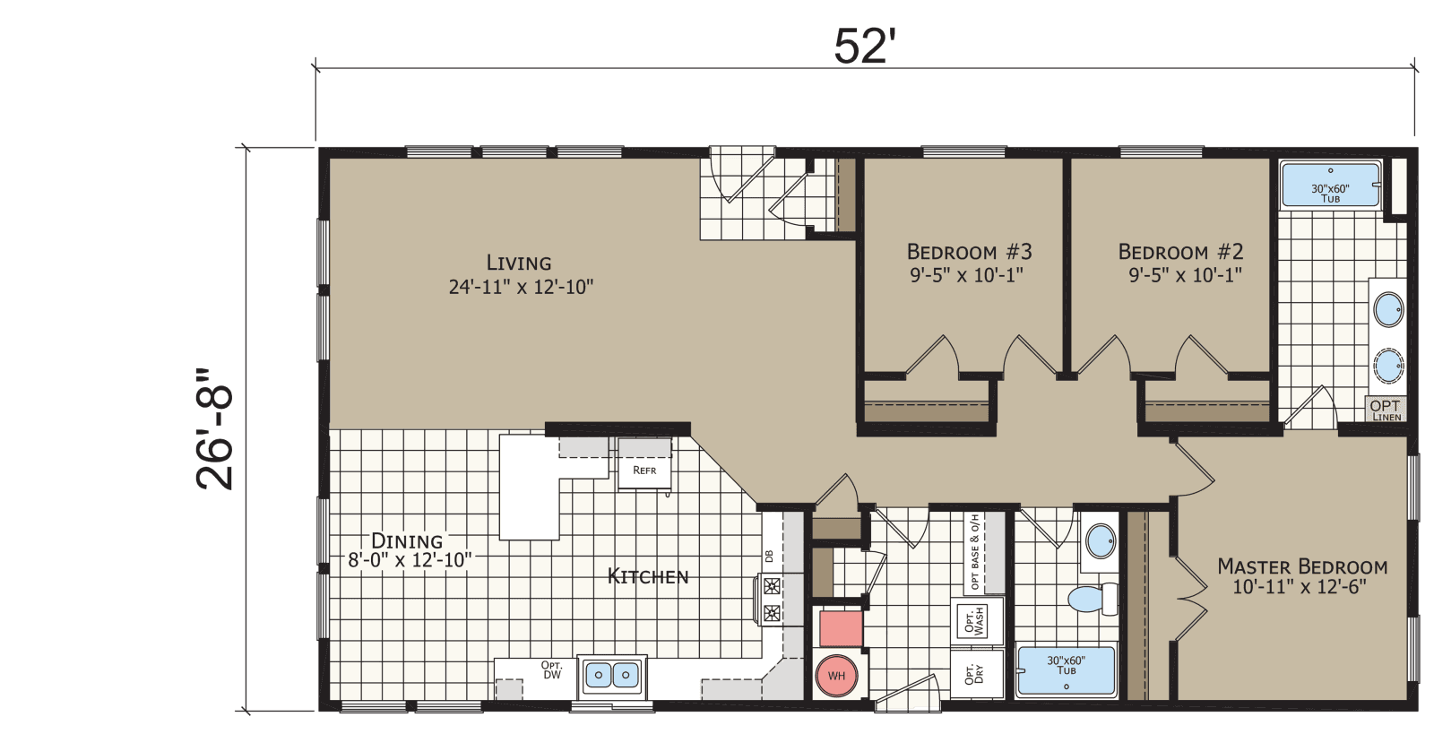 Crystal bay estates cb4523c floor plan home features