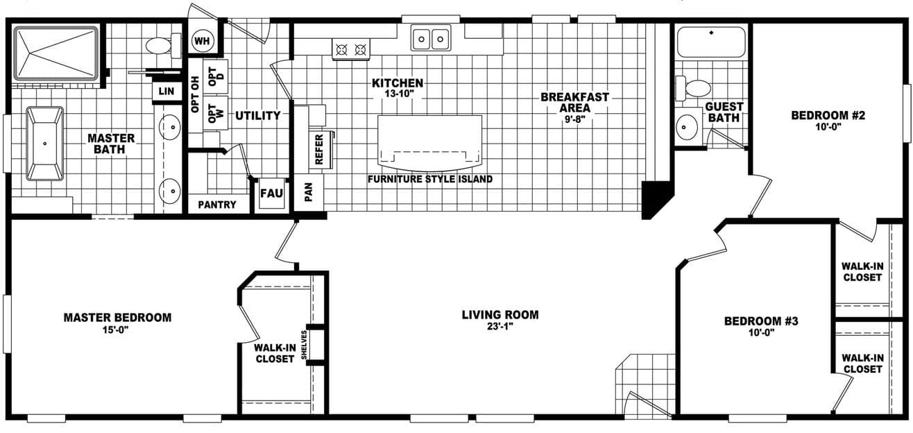 Desert ridge 28603a floor plan home features