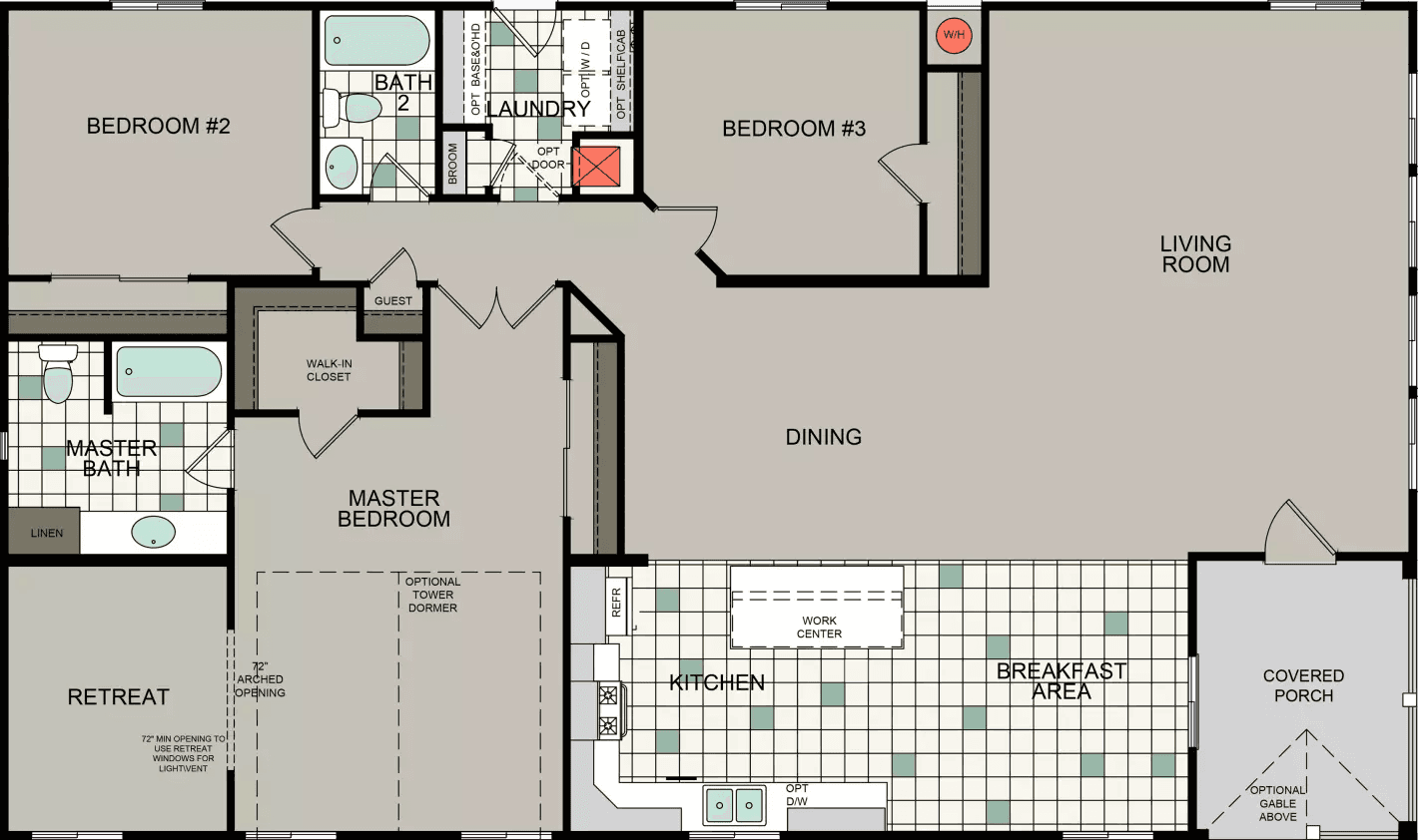 Bd 40 floor plan home features