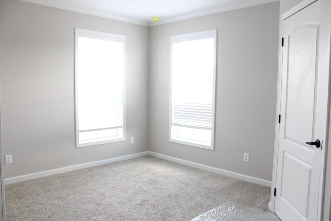 The woodside bedroom home features