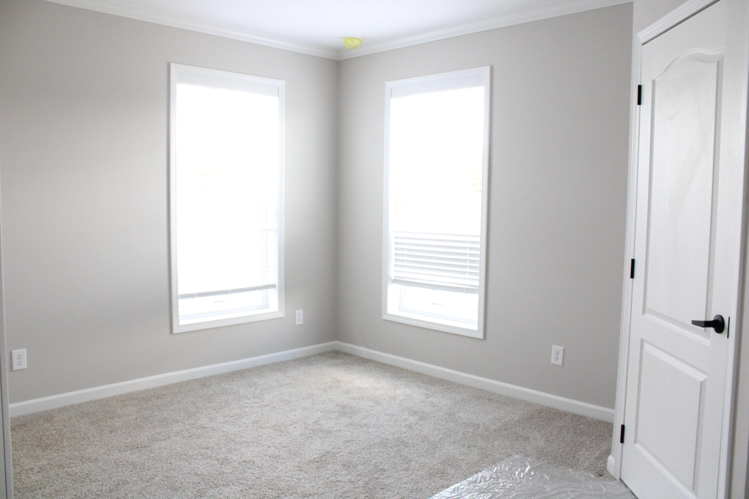 The woodside bedroom home features