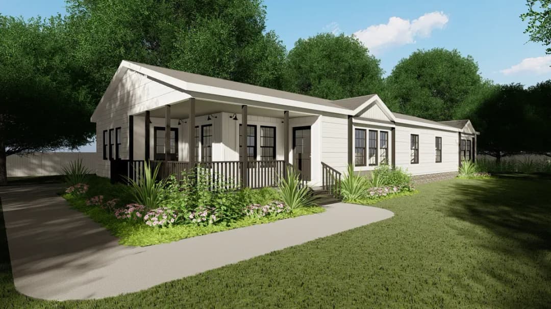 The lulabelle hero, elevation, and exterior home features