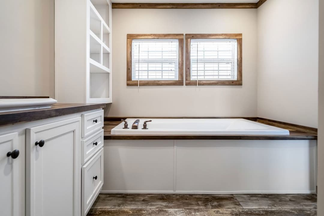 The bobby jo bathroom home features