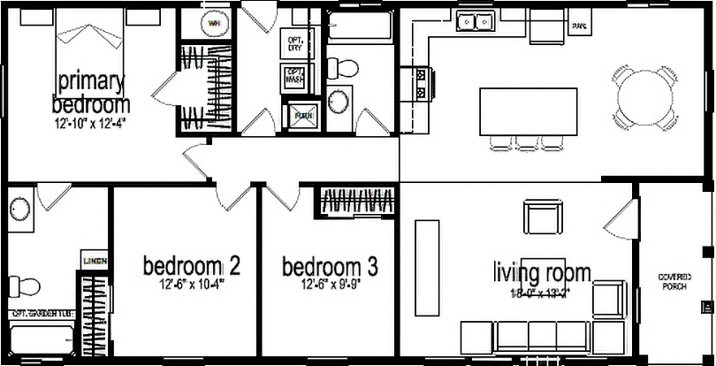 Community benecia 6220 floor plan home features