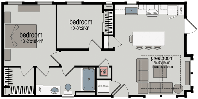 Crystal cove floor plan home features