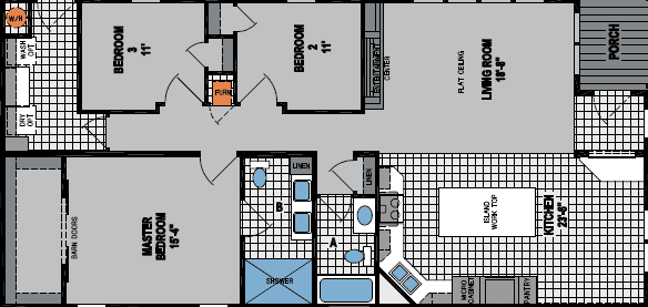 Spectra cs7301 floor plan home features