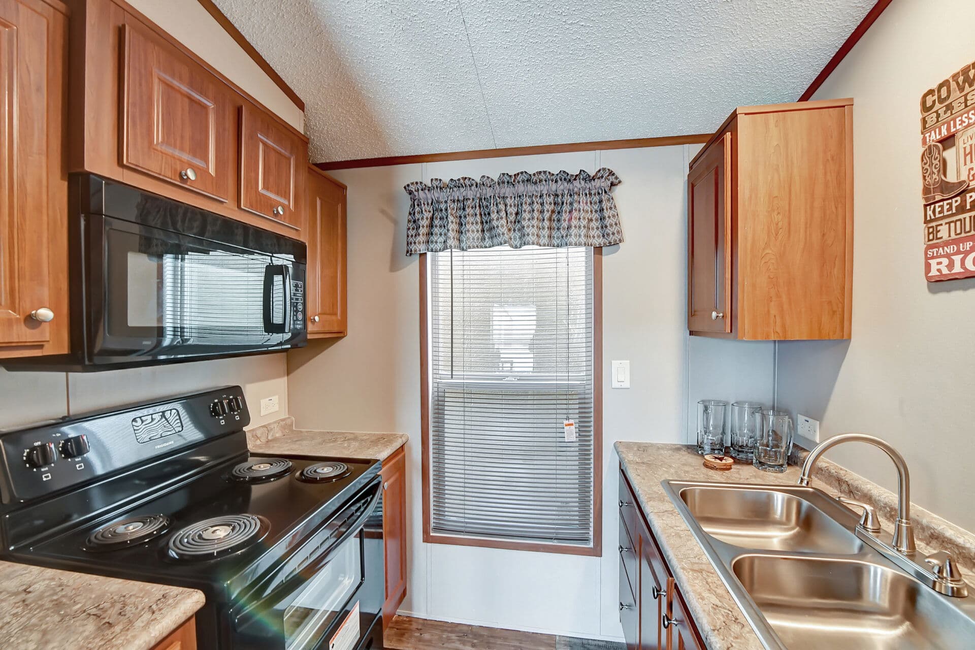 Workforce housing kitchen home features