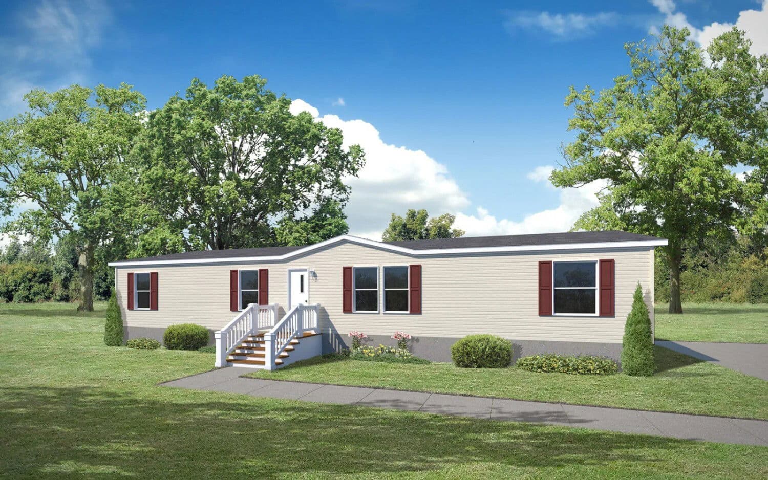 Grand hero, elevation, and exterior home features