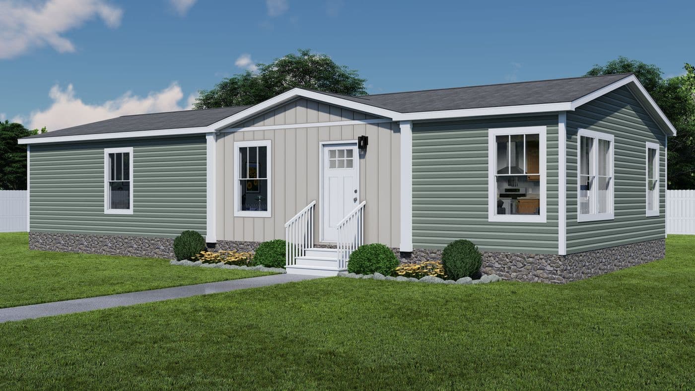 Three little birds elevation and exterior home features