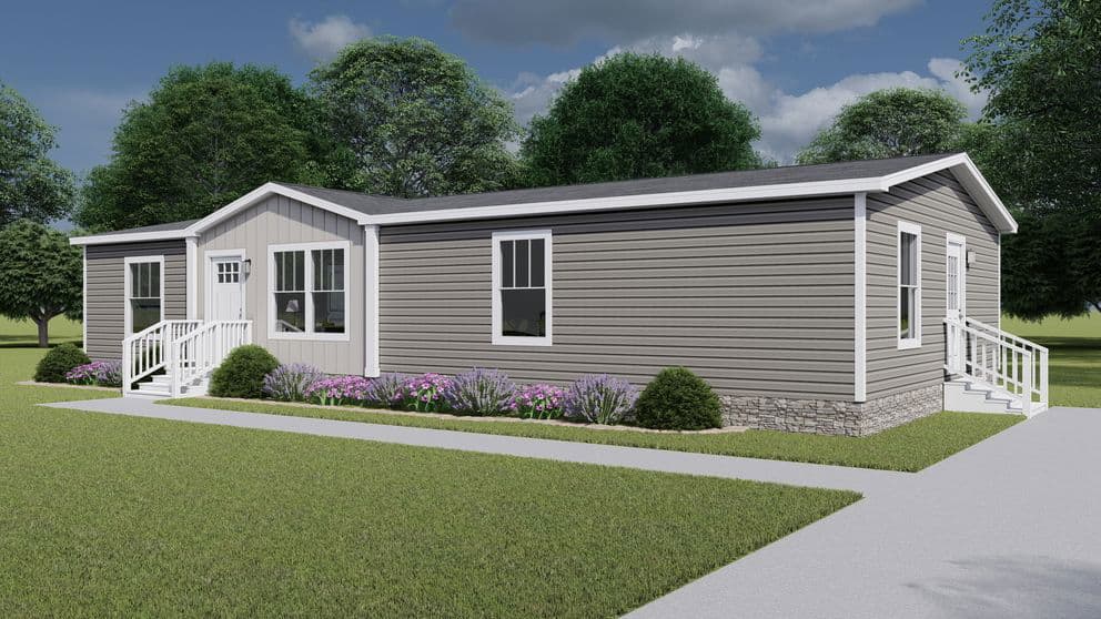 Let it be elevation and exterior home features