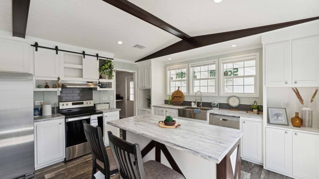 The chipper kitchen home features