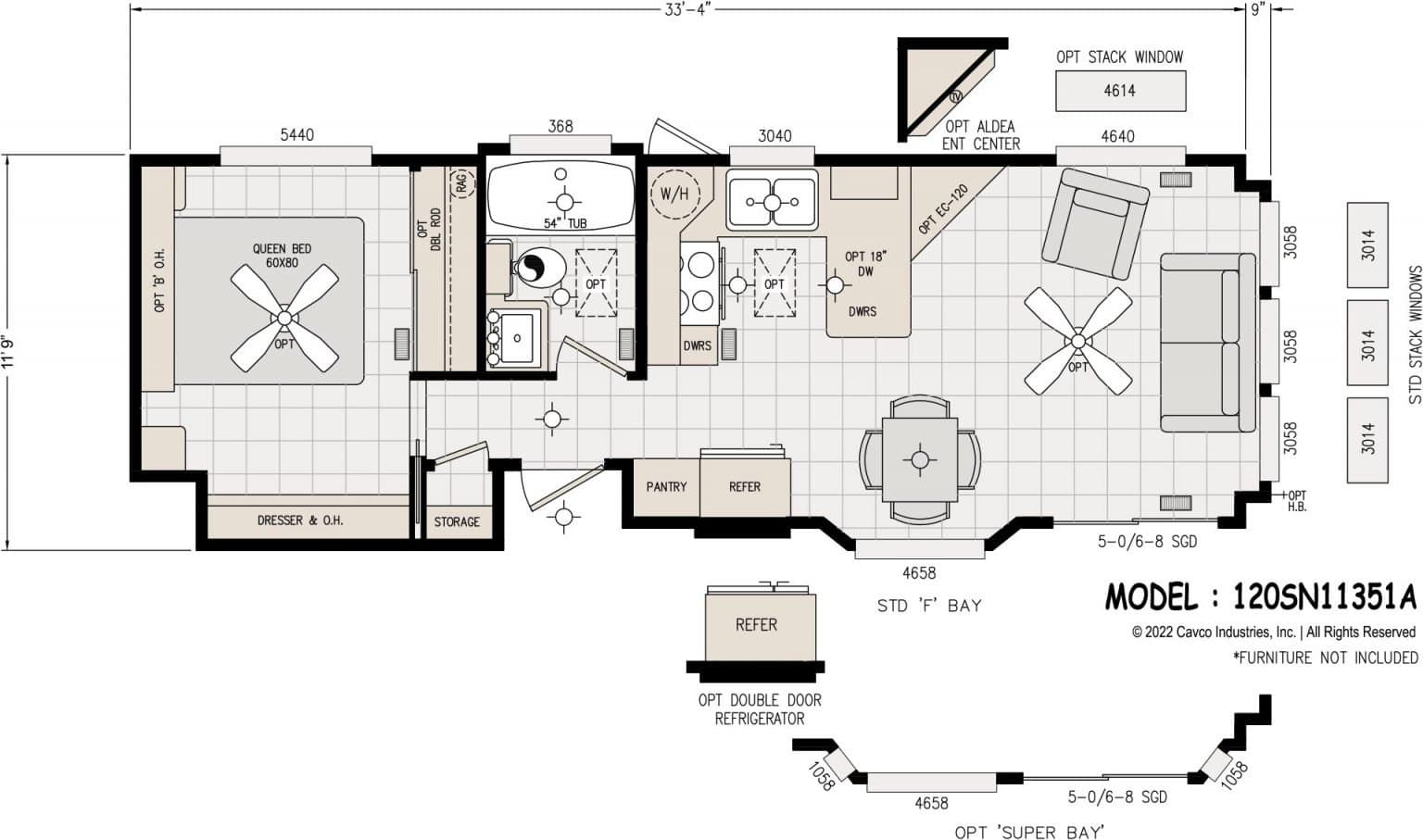 Cavco glendale sedona floor plan home features