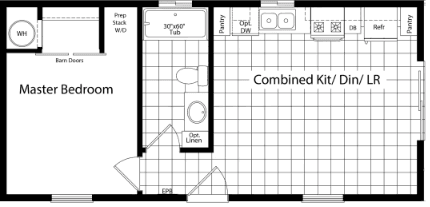 Adu floor plan home features