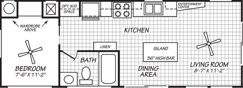 The vantage (12321s) floor plan home features