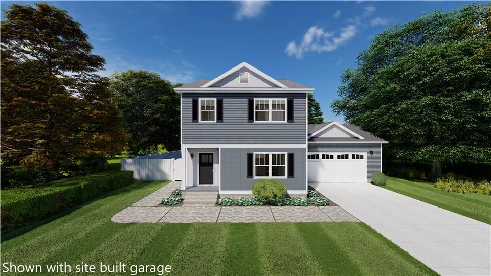 Andrea hero, elevation, and exterior home features