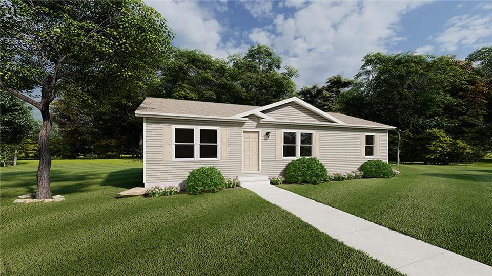 Evolution series monroe ii model 2850b hero, elevation, and exterior home features