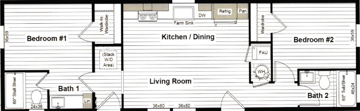 Cars (hr-1640-2a) floor plan home features