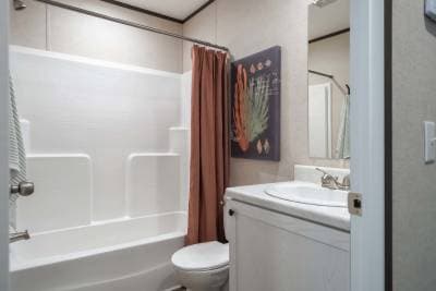 Crest community bathroom home features
