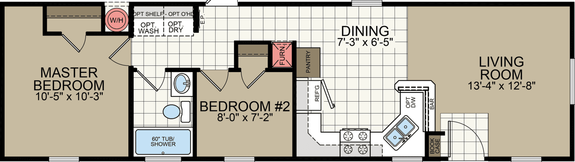 Verona floor plan home features