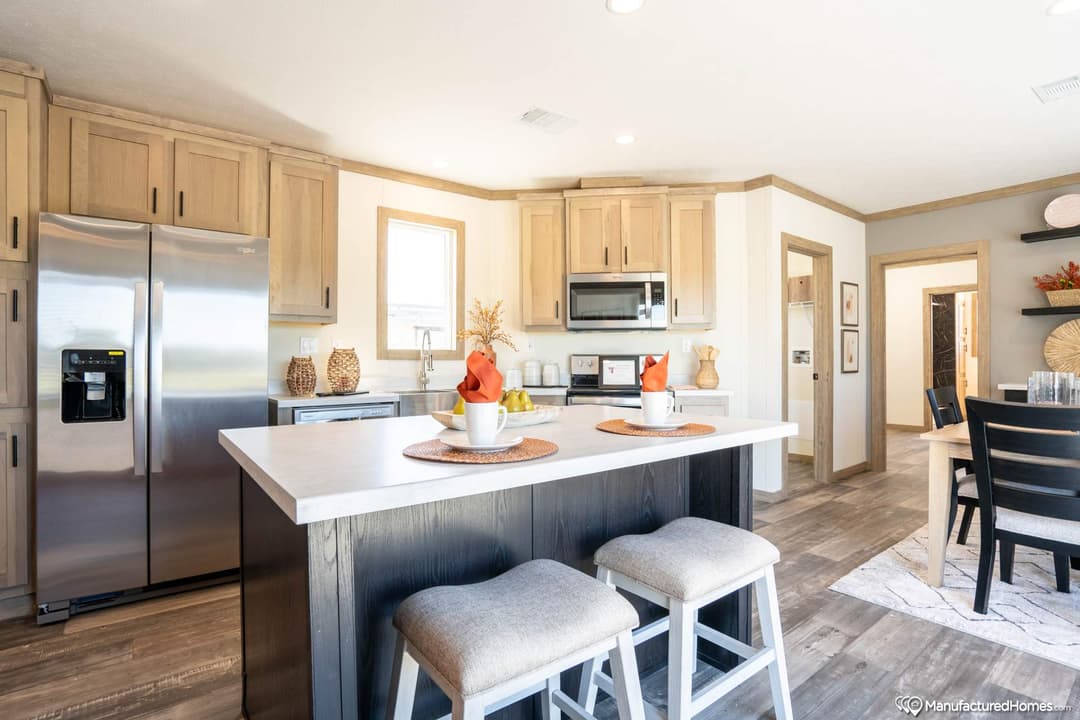 The caney creek kitchen home features